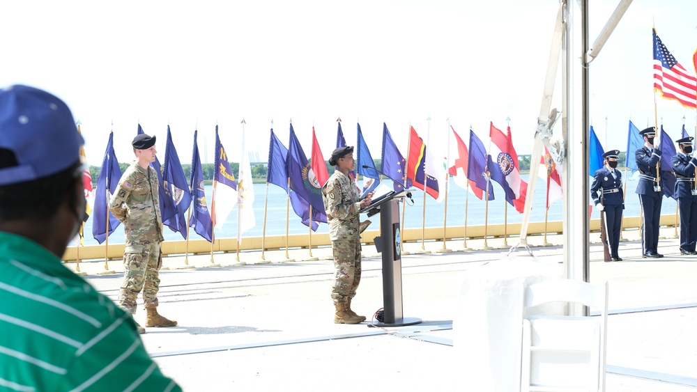 DVIDS - Images - Outgoing Commander Lt. Col. Altwan Whitfield addresses ...