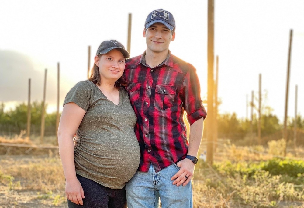 Pregnancy offers cause for reflection for military couple