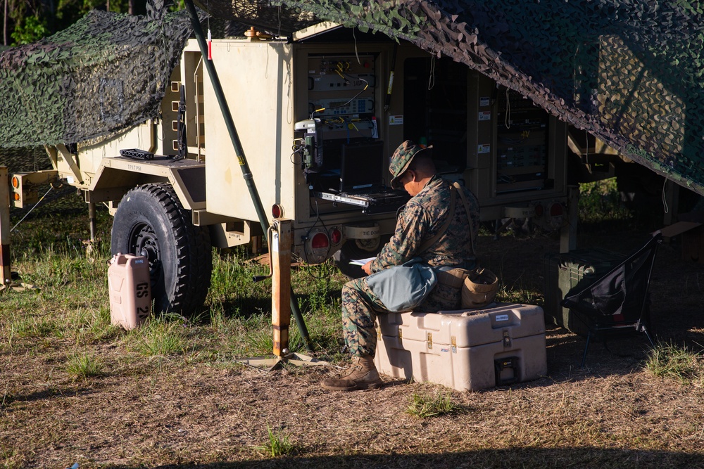 8th Comm Bn. Field exercise