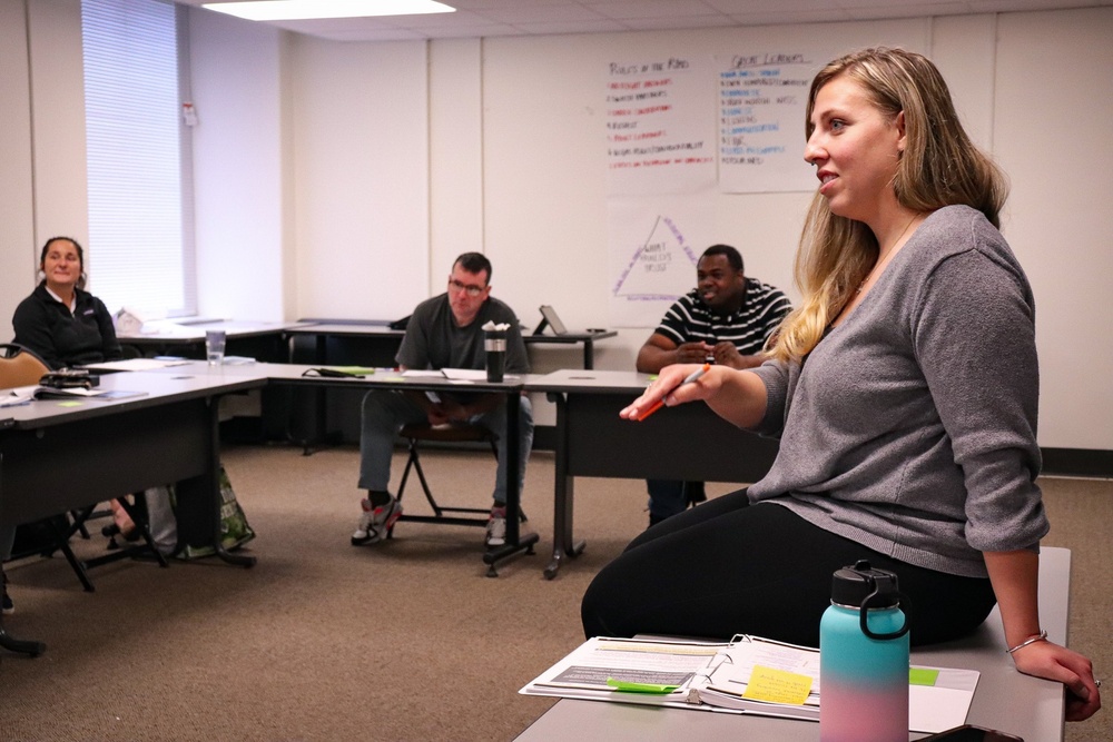 Squad Leader Development Program facilitates conversation