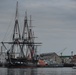 USS Constitution underway in Boston Harbor