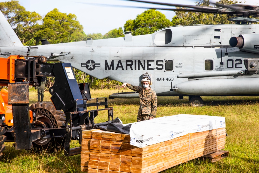 Same Day Shipping!: Marine Heavy Helicopter Squadron 463 Delivers Supplies to Girl Scouts of Hawaii Camp Paumalu