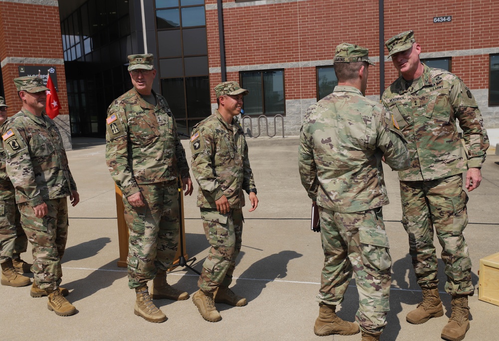 V Corps Deputy Commanding General - Maneuver Major General McKenrick's Retirement Ceremony