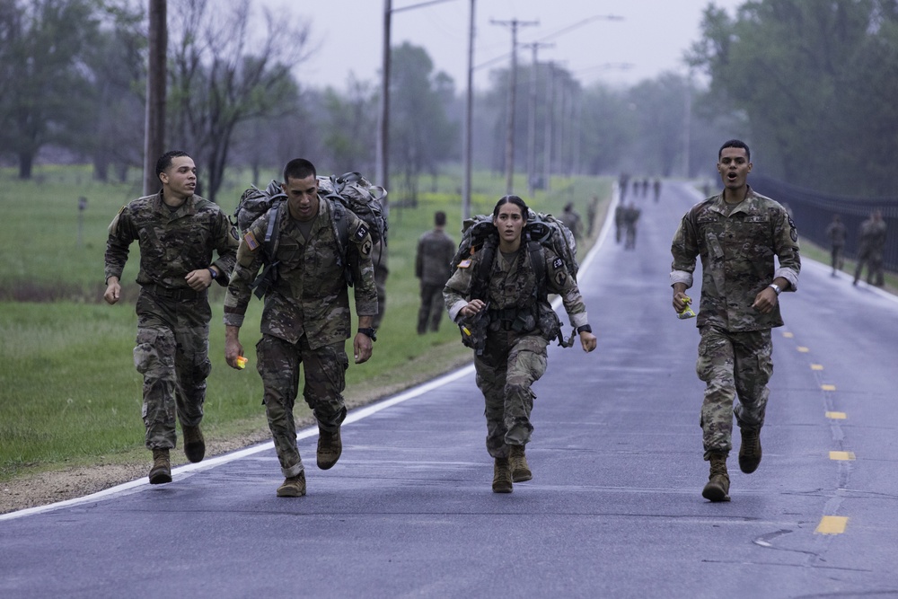 2021 U.S. Army Reserve Best Warrior Competition- 12 mile ruck march