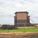 May 2021 construction operations of new barracks at Fort McCoy