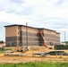 May 2021 construction operations of new barracks at Fort McCoy