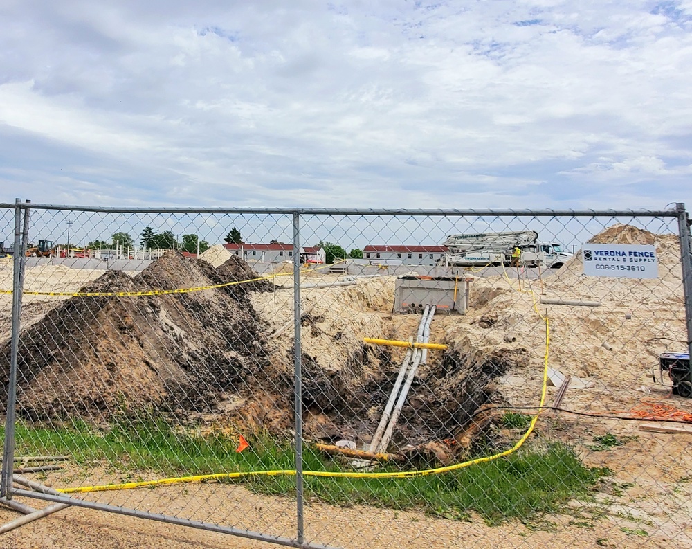 Second barracks construction project continues at Fort McCoyp