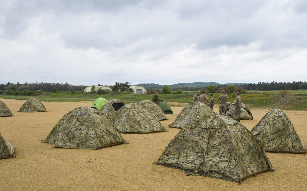354th at Young Tactical Landing Site
