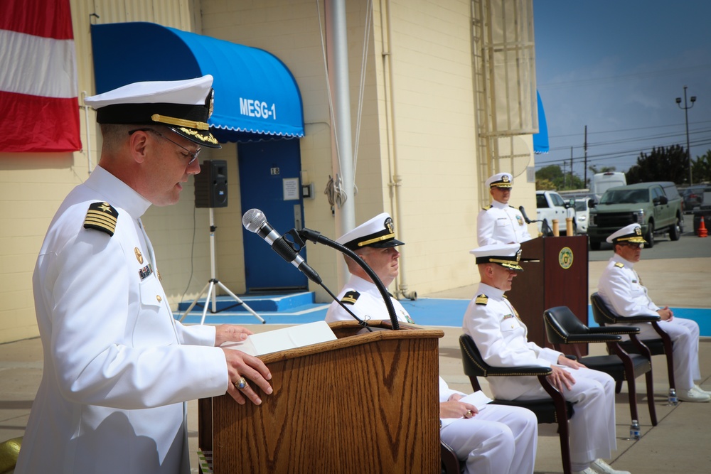 MESG-1 Change of Command Ceremony