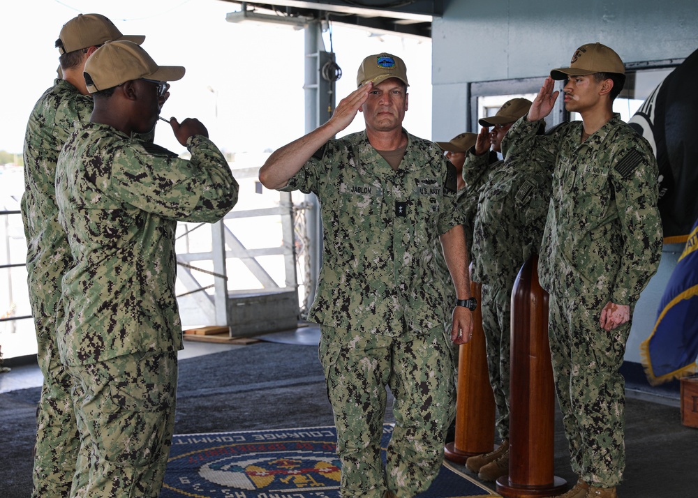 COMSUBPAC Visits USS Emory S. Land