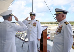 Land Conducts Change of Command Ceremony