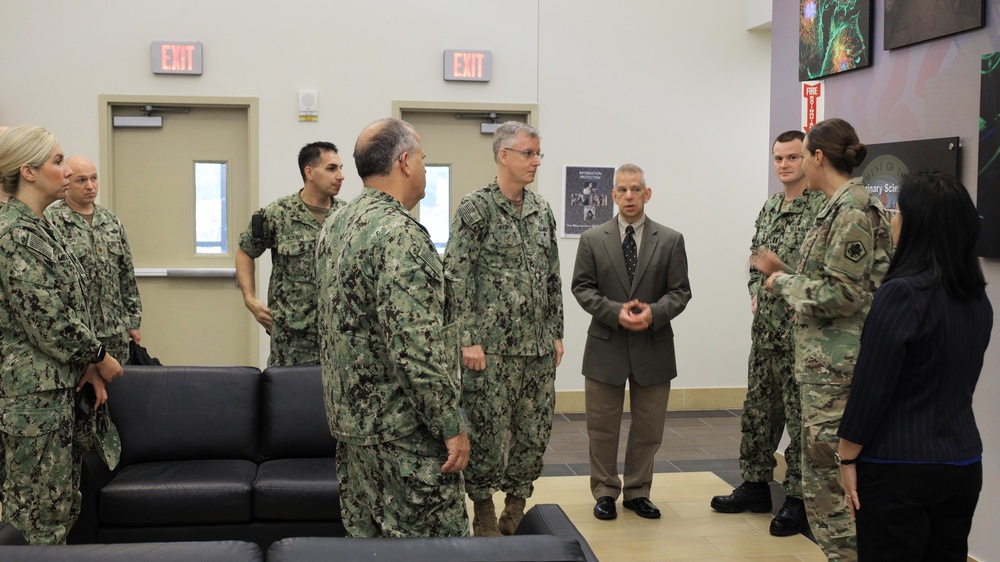 Naval Medical Forces Pacific Commander Visits Naval Medical Research Unit San Antonio