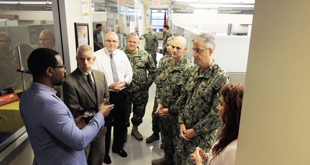 Naval Medical Forces Pacific Commander Visits Naval Medical Research Unit San Antonio