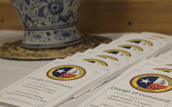 Naval Medical Research Unit San Antonio Change of Command