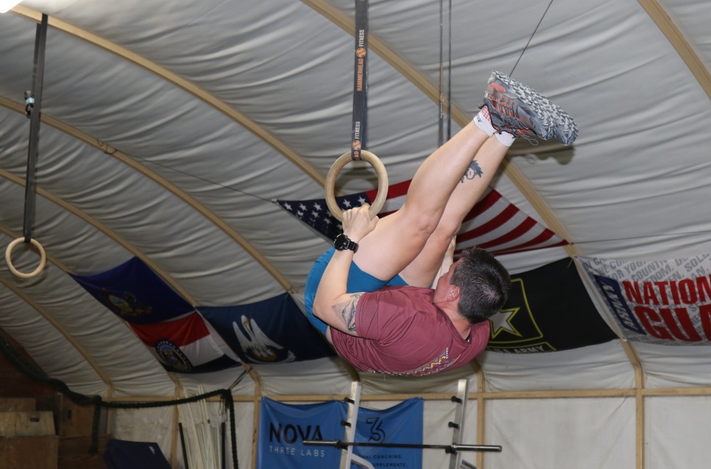 The Diamond Mine gym on Camp Buehring, Kuwait