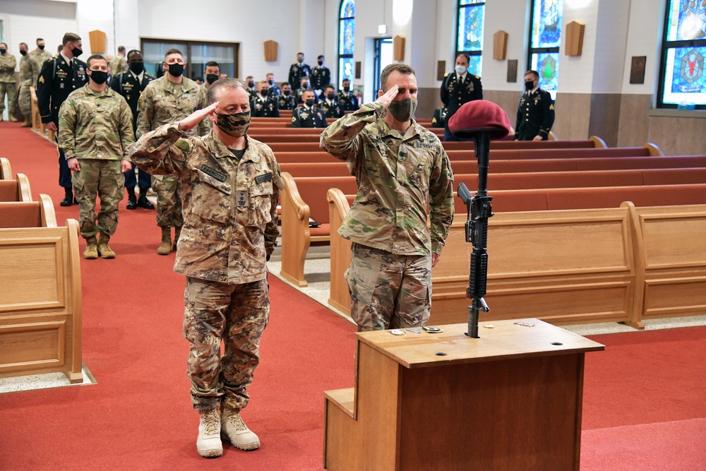Memorial Ceremony Pfc. Ian N. Morosoff