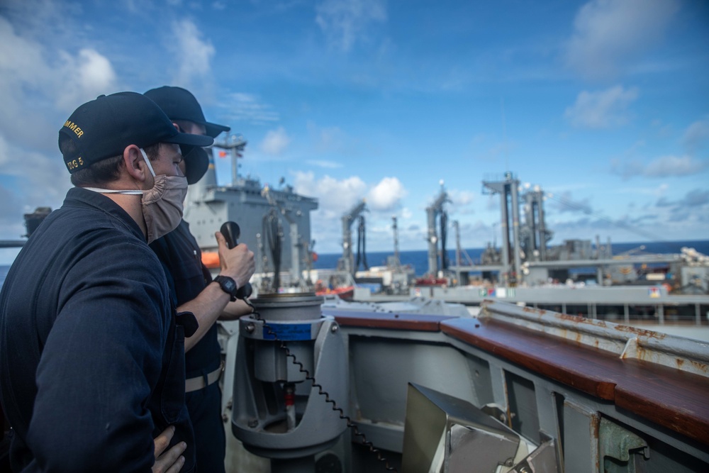 USS Curtis Wilbur Replenishment-at-Sea