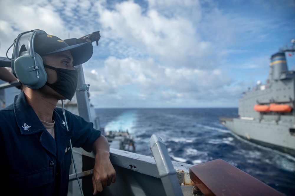 USS Curtis Wilbur Replenishment-at-Sea