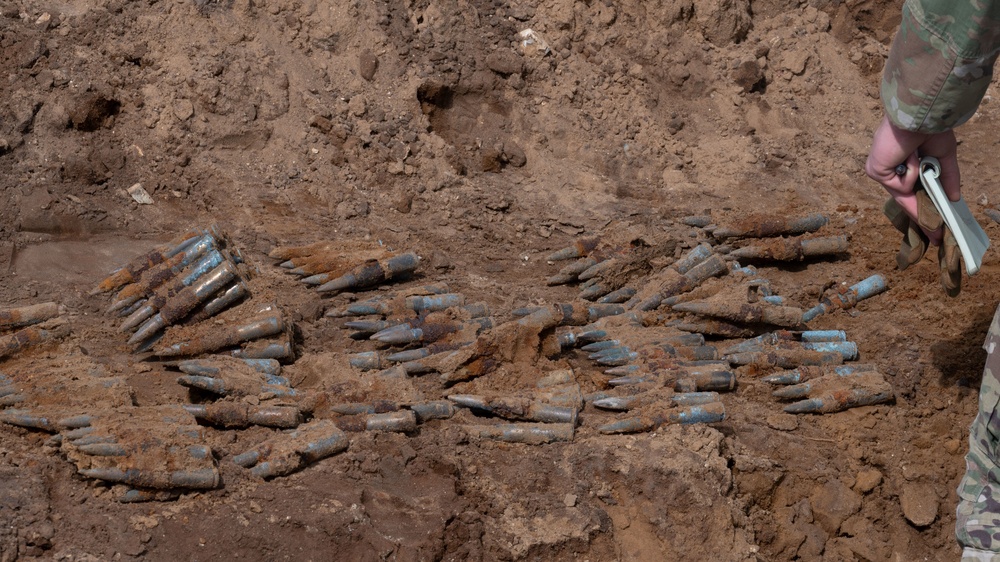 48th CES unearths WWII-era ammunition