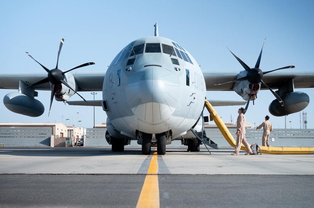 USMC VMGR-234 Executes Aerial Refueling Operation with French Mirage Fighters