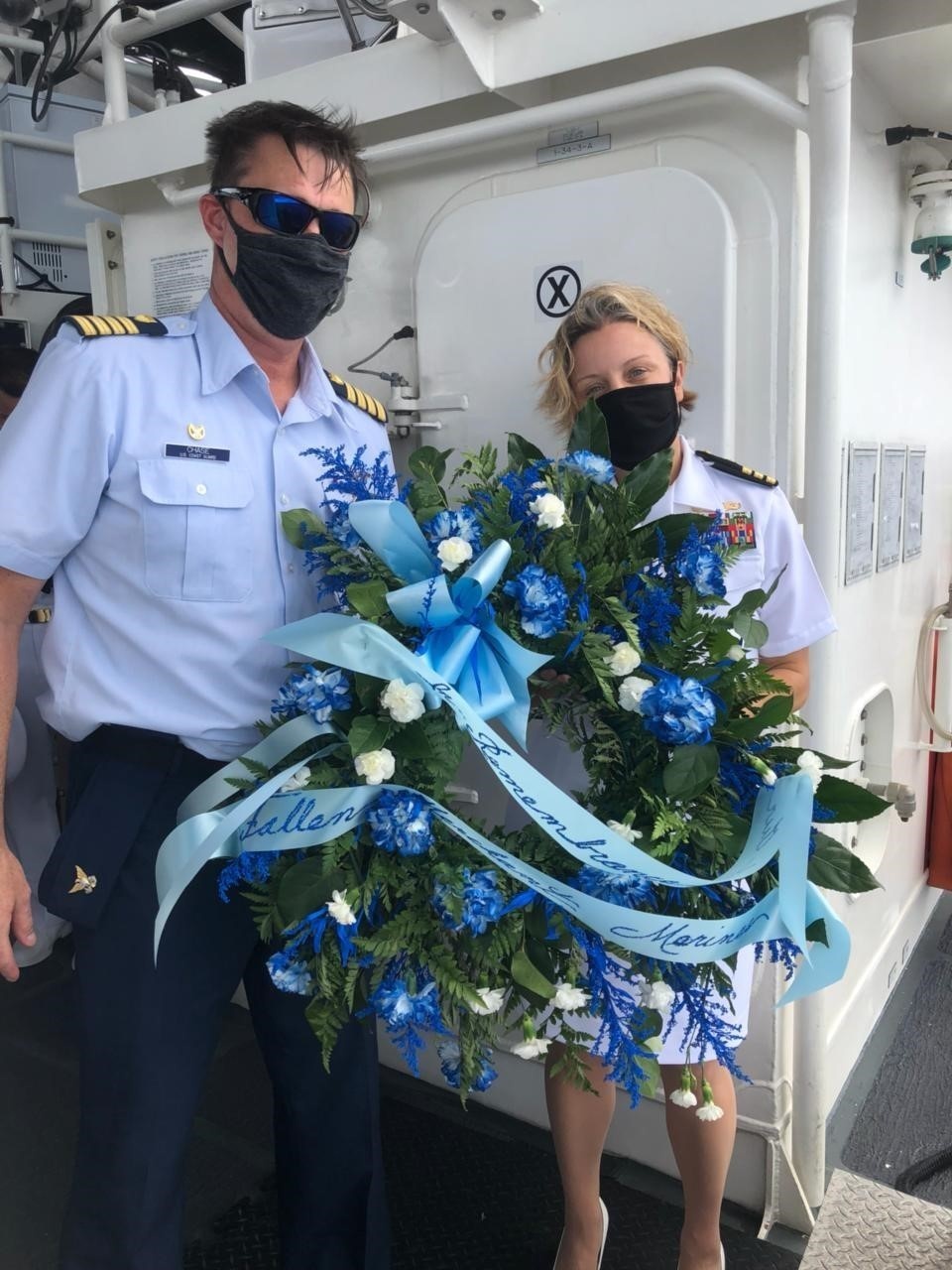 Coast Guard, Ship Support Unit Guam Honors Civilian Mariners