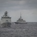 Standing NATO Maritime Group One (SNMG1) ships HDMS Absalon and FS Normandie conduct fleet manoeuvres and other training serials off the coast of Portugal during Exercise Steadfast Defender 21
