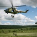 Romanian IAR 330 helicopters transport special forces troops during Exercise Steadfast Defender 2021