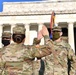 MA National Guardsmen hold Reenlistment Ceremony at Lincoln Memorial