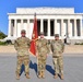 MA National Guard holds Promotion Ceremony at Lincoln Memorial