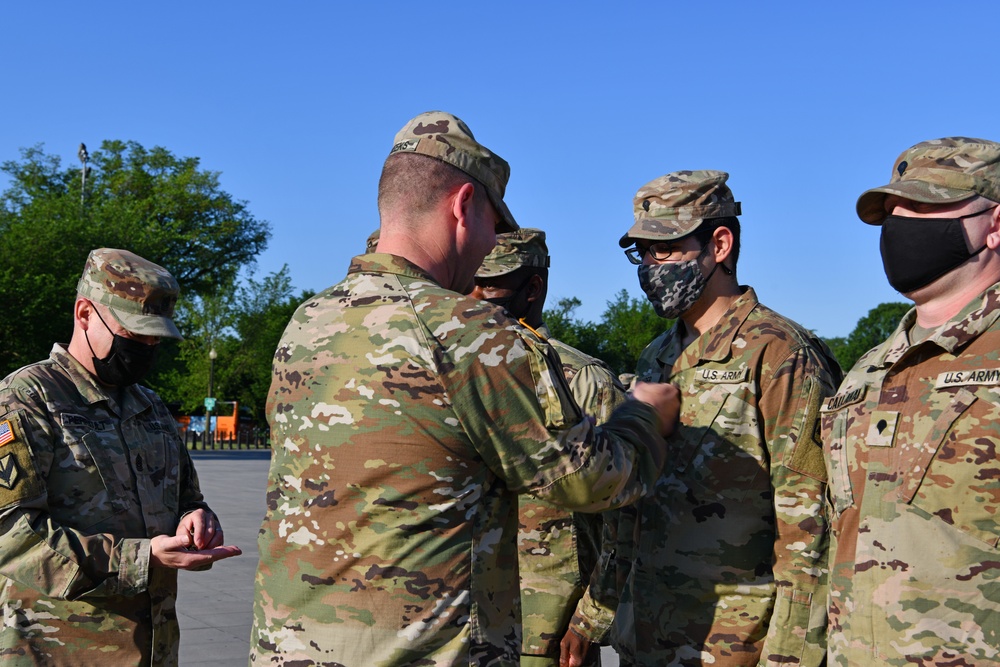 MA National Guard holds Promotion Ceremony at Lincoln Memorial