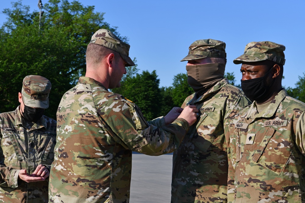 MA National Guard holds Promotion Ceremony at Lincoln Memorial