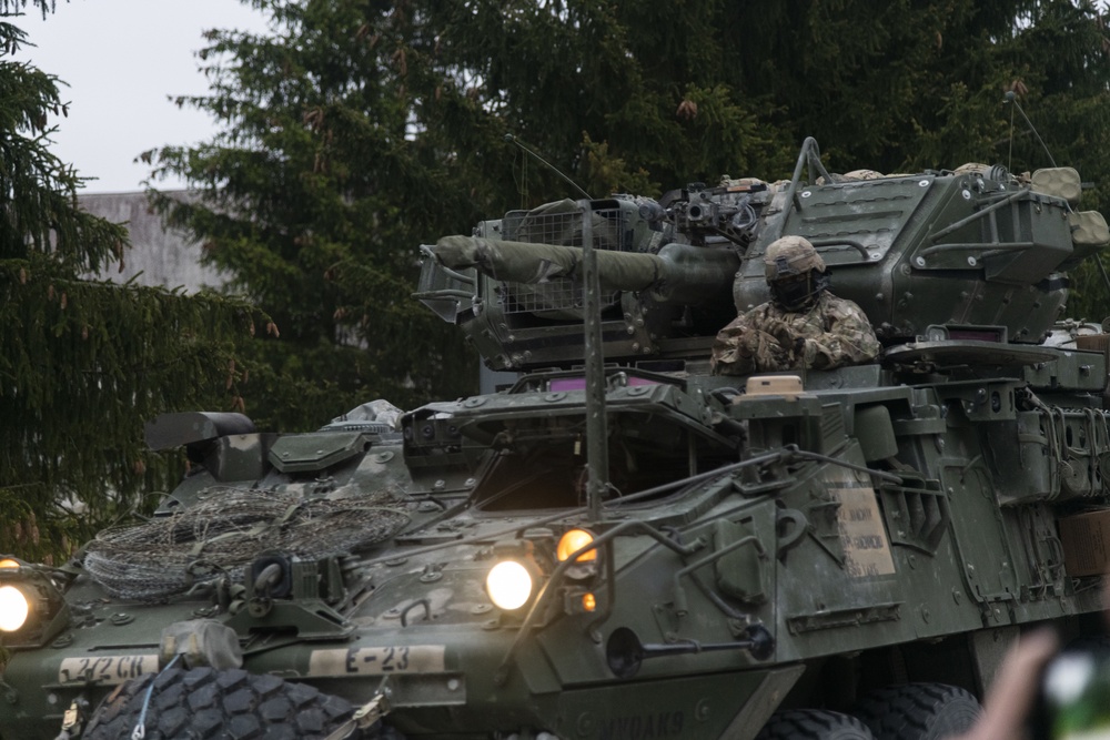 2d Cavalry Regiment tactical road march