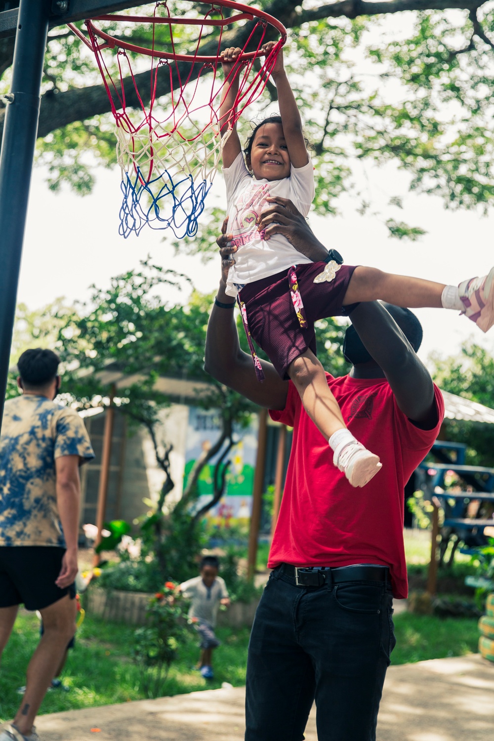 612th Air Base Squadron visits the Children of Love Orphanage Foundation in La Paz, Honduras