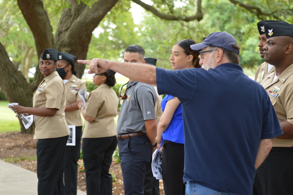 Walking tour of historic Jamestown Exposition homes aboard Naval Station Norfolk
