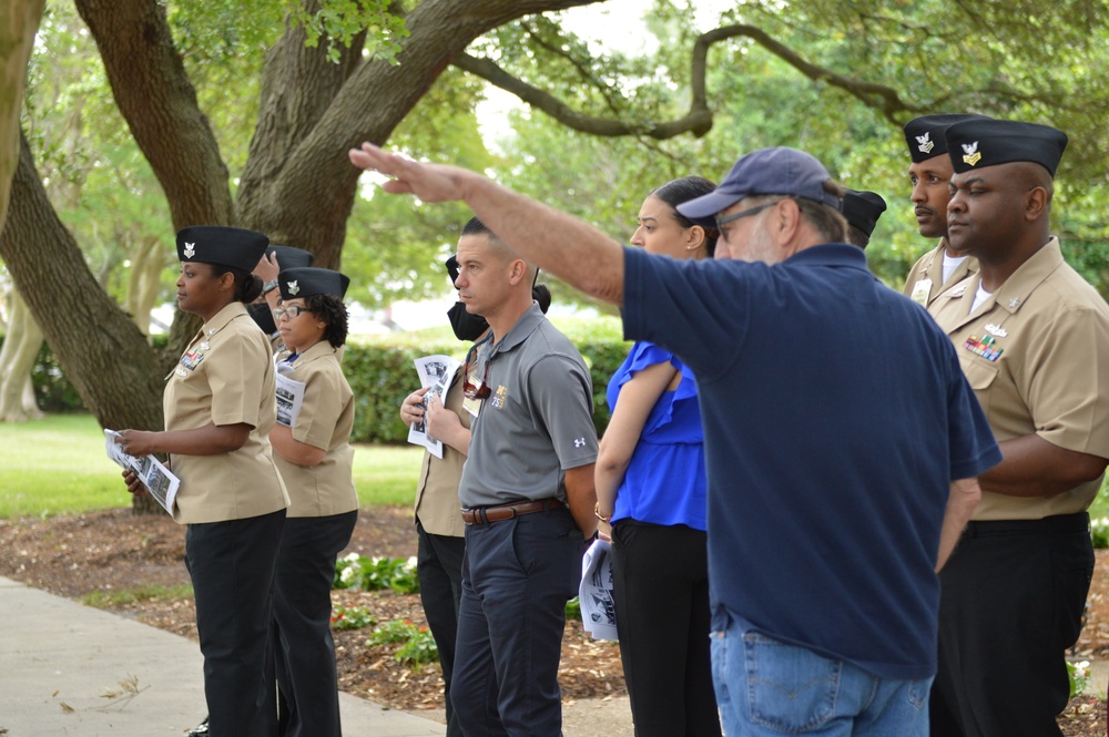 Walking tour of historic Jamestown Exposition homes aboard Naval Station Norfolk