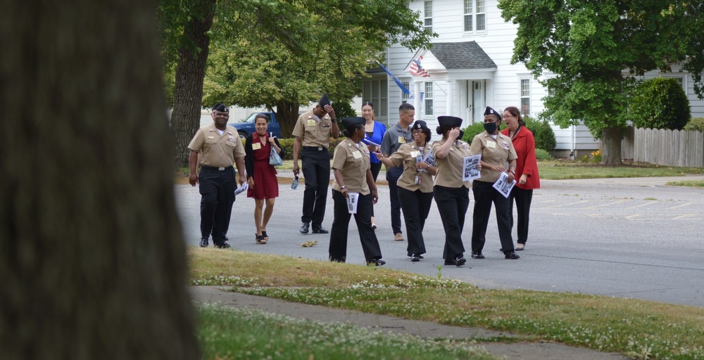 Walking tour of historic Jamestown Exposition homes aboard Naval Station Norfolk