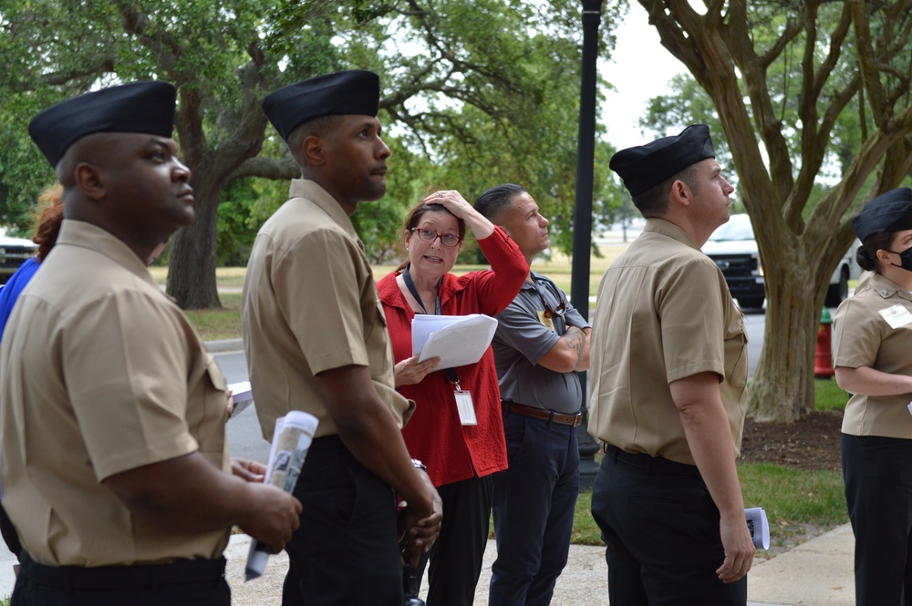 Walking tour of historic Jamestown Exposition homes aboard Naval Station Norfolk