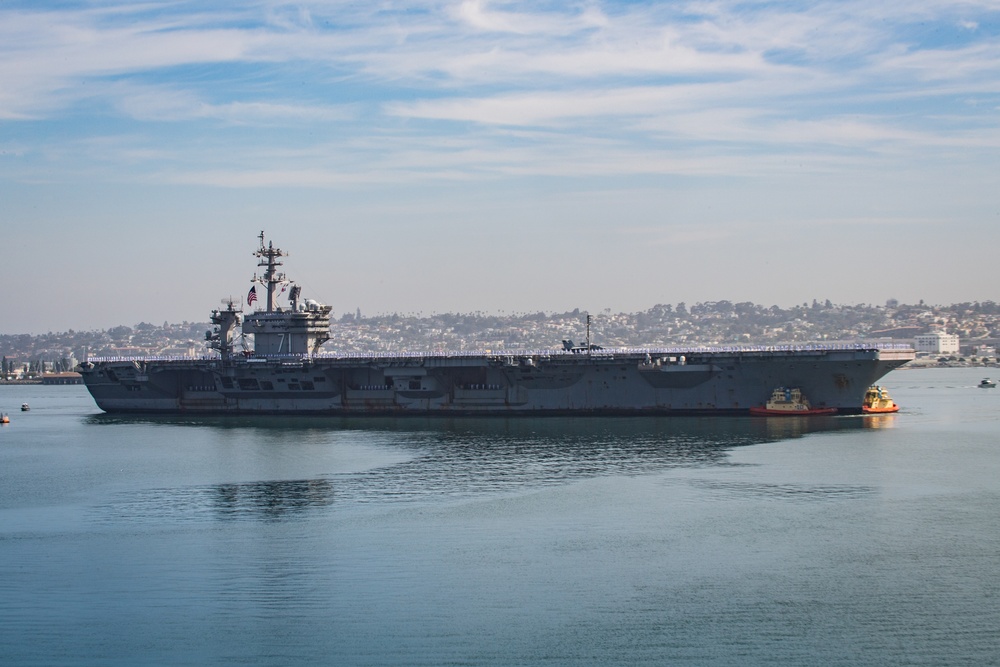 USS Theodore Roosevelt (CVN 71) Returns to San Diego