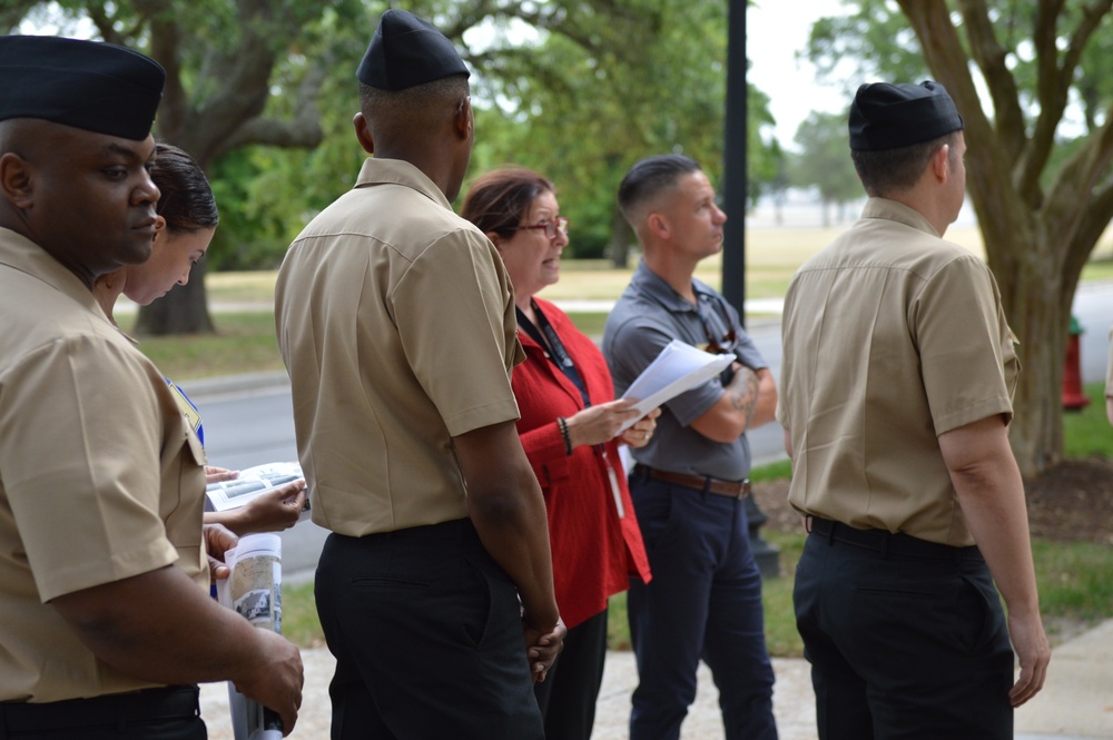 Walking tour of historic Jamestown Exposition homes aboard Naval Station Norfolk