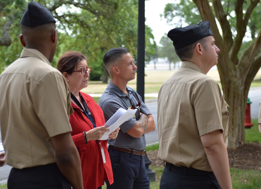 Walking tour of historic Jamestown Exposition homes aboard Naval Station Norfolk