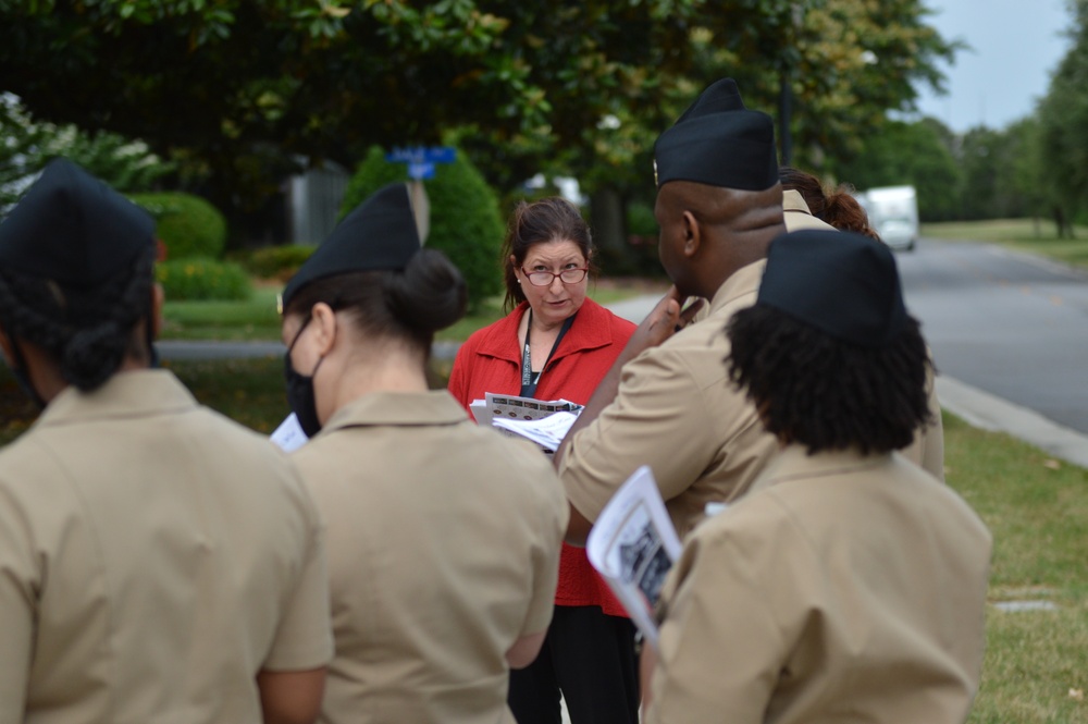 Walking tour of historic Jamestown Exposition homes aboard Naval Station Norfolk