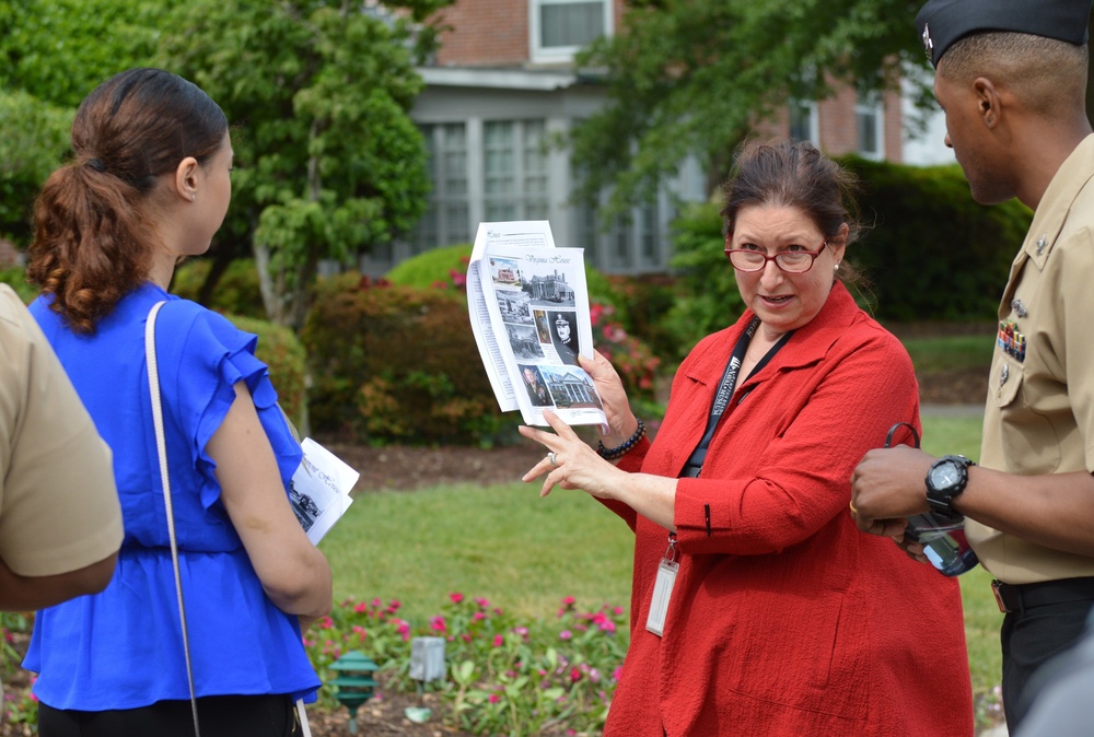 Walking tour of historic Jamestown Exposition homes aboard Naval Station Norfolk