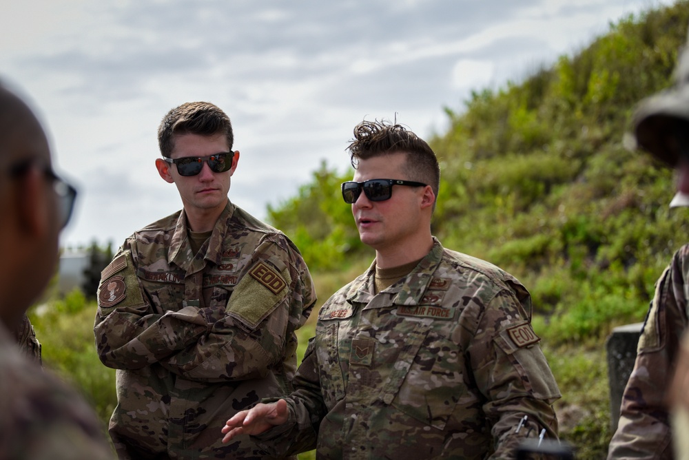 45th CES EOD Team Conducts Live Explosive Ordnance Disposal