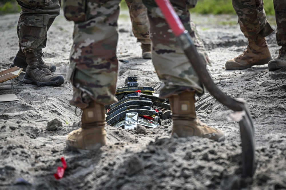 45th CES EOD Team Conducts Live Explosive Ordnance Disposal