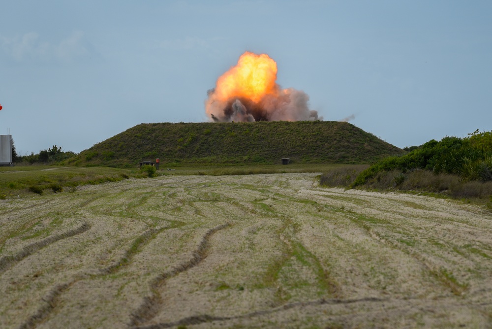 45th CES EOD Team Conducts Live Explosive Ordnance Disposal