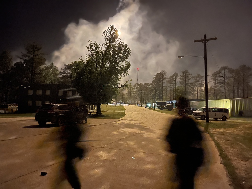 JRTC OPFOR , 1-509th Airborne Infantry, Geronimo Soldiers move as shadows at JRTC