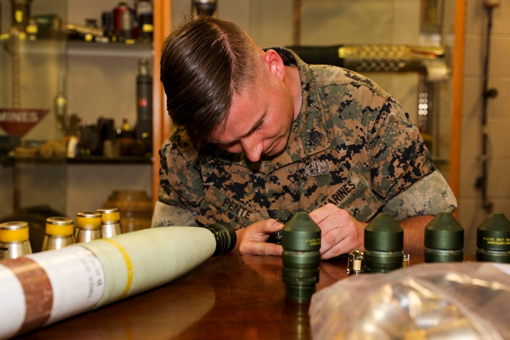 Marine Corps Base Quantico EOD Assembles Training Rockets