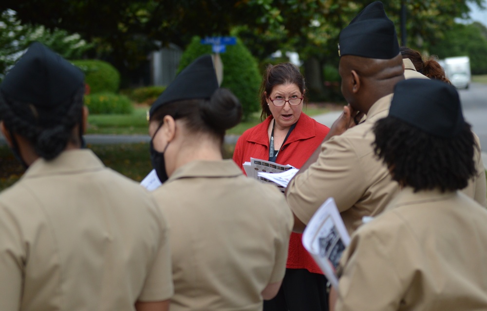 Walking tour of historic Jamestown Exposition homes aboard Naval Station Norfolk