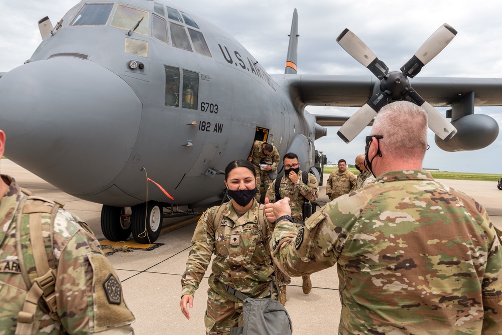 Last Illinois National Guardsmen return from U.S. Capitol security mission March 15, 2021