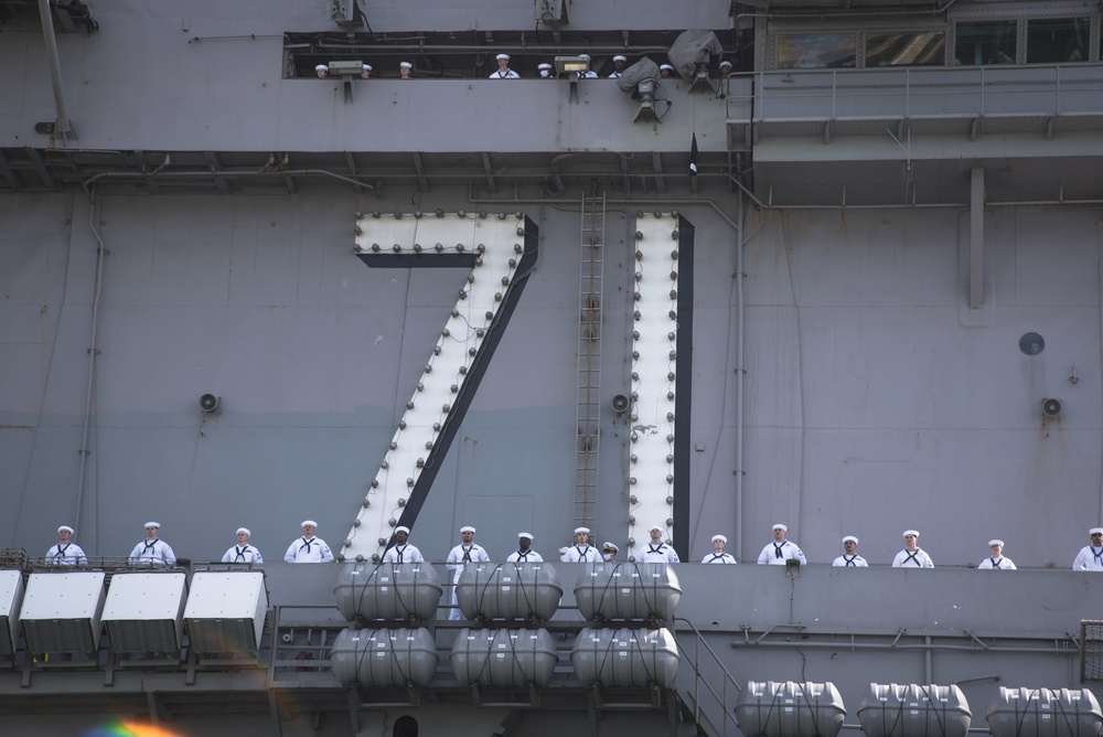 Theodore Roosevelt (CVN 71) Returns